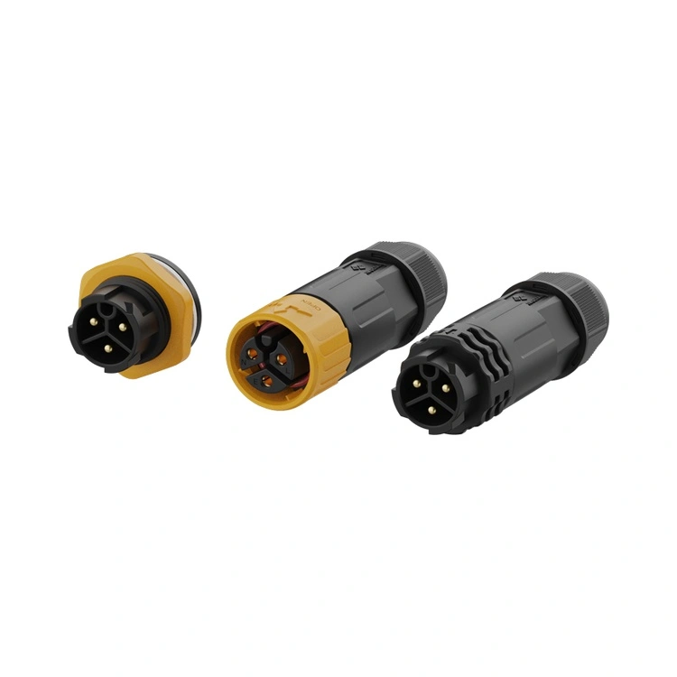 Conector impermeabil din plastic seria M16